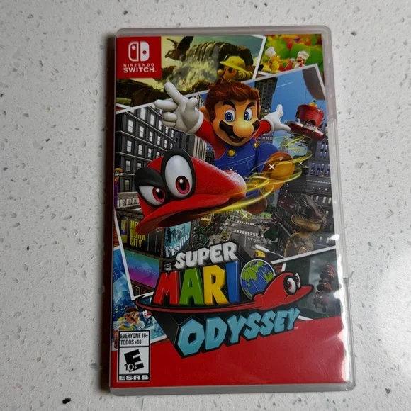 Nintendo Switch Games Super Mario Odyssey & Super Mario Bros. U Deluxe Handheld